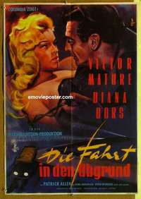 a612 LONG HAUL German movie poster '57 Mature, super sexy Diana Dors!