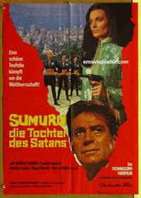 a627 MILLION EYES OF SU-MURU German movie poster '67 Shirley Eaton