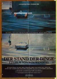 a682 STATE OF THINGS German movie poster '82 Wim Wenders!