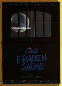 a686 STORY OF WOMEN German movie poster '88 Claude Chabrol, French!