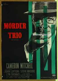 a694 THREE CAME TO KILL German movie poster '60 Cameron Mitchell