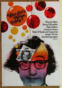 a711 WHAT'S NEW PUSSYCAT German movie poster R70s Woody Allen