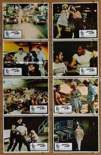 a449 AMERICAN GRAFFITI 8 Mexican movie lobby cards '73 George Lucas