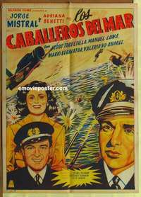 a322 NEUTRALIDAD Mexican movie poster '49 Jorge Mistral