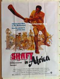 a390 SHAFT IN AFRICA Pakistani movie poster '73 Richard Roundtree