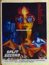 a391 SPLIT SECOND Pakistani movie poster '92 Rutger Hauer