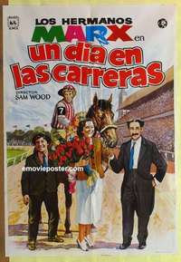 a211 DAY AT THE RACES Spanish movie poster R74 great different image!