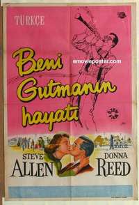a235 BENNY GOODMAN STORY Turkish movie poster '56 Allen, Donna Reed