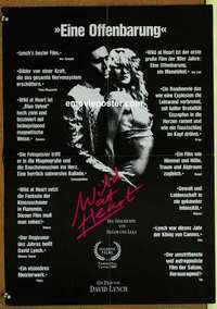 a479 WILD AT HEART German 16x23 movie poster '90 David Lynch, Cage