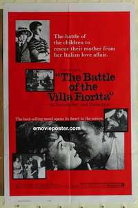 b170 BATTLE OF THE VILLA FIORITA one-sheet movie poster '65 Maureen O'Hara