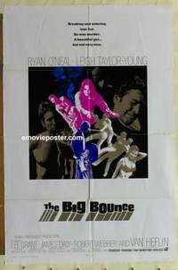 b210 BIG BOUNCE int'l one-sheet movie poster '69 rare different style!
