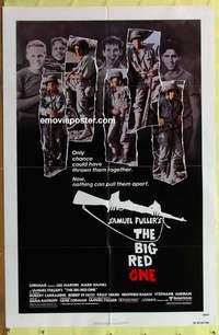 b222 BIG RED ONE one-sheet movie poster '80 Samuel Fuller, Lee Marvin