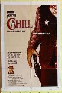 b322 CAHILL one-sheet movie poster '73 classic Marshall John Wayne!