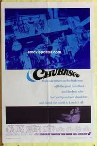 b388 CHUBASCO one-sheet movie poster '68 Chris Jones, Susan Strasberg