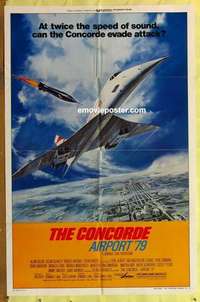 b424 CONCORDE: AIRPORT '79 style B one-sheet movie poster '79 Robert Wagner