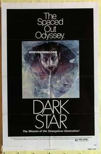b481 DARK STAR one-sheet movie poster '75 John Carpenter, spaced out scifi!