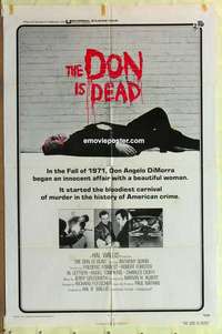 b556 DON IS DEAD one-sheet movie poster '73 Anthony Quinn, Fleischer