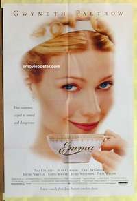 b597 EMMA one-sheet movie poster '96 Gwyneth Paltrow close up!