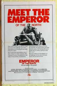 b599 EMPEROR OF THE NORTH POLE one-sheet movie poster '73 Lee Marvin