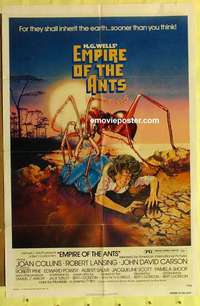 b600 EMPIRE OF THE ANTS one-sheet movie poster '77 great Drew Struzan art!