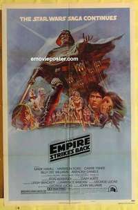b603 EMPIRE STRIKES BACK style B 1sh movie poster '80 George Lucas classic!