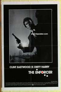 b608 ENFORCER int'l one-sheet movie poster '77 Clint Eastwood, classic!