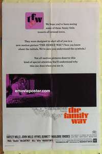 b641 FAMILY WAY one-sheet movie poster '66 Hayley & John Mills, Boulting