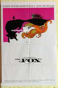 b701 FOX one-sheet movie poster '68 Sandy Dennis, Kier Dullea