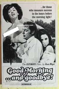 b786 GOOD MORNING & GOODBYE one-sheet movie poster '67 Russ Meyer