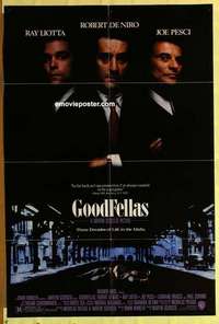 b792 GOODFELLAS one-sheet movie poster '90 Robert De Niro, Joe Pesci