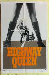 b875 HIGHWAY QUEEN one-sheet movie poster '71 wild Israeli prostitution!