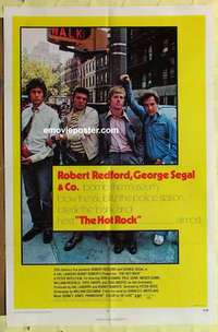b896 HOT ROCK one-sheet movie poster '72 Robert Redford, George Segal