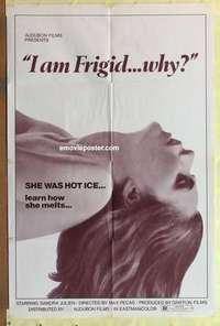 b917 I AM FRIGID... WHY? one-sheet movie poster '72 French sex!