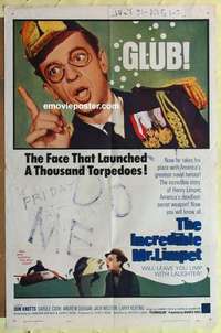 b947 INCREDIBLE MR LIMPET one-sheet movie poster '64 Don Knotts, Cook