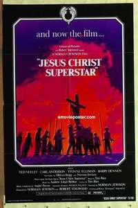 b998 JESUS CHRIST SUPERSTAR one-sheet movie poster '73 Webber musical