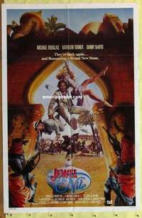 c001 JEWEL OF THE NILE one-sheet movie poster '85 Michael Douglas, Turner