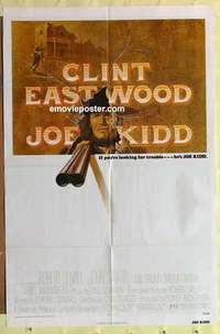 c002 JOE KIDD one-sheet movie poster '72 Clint Eastwood, Duvall, Sturges