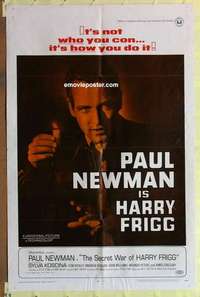 d489 SECRET WAR OF HARRY FRIGG one-sheet movie poster '68 Paul Newman
