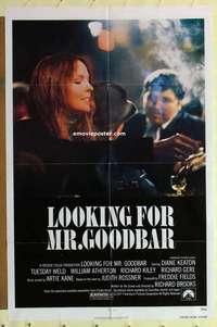 e095 LOOKING FOR MR GOODBAR one-sheet movie poster '77 Diane Keaton