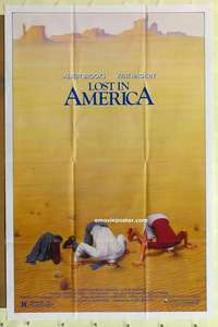 e090 LOST IN AMERICA one-sheet movie poster '85 Albert Brooks, great image!