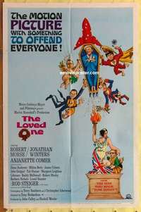 e074 LOVED ONE one-sheet movie poster '65 classic black comedy, Winters