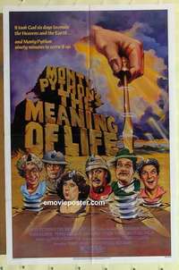 d931 MONTY PYTHON'S THE MEANING OF LIFE one-sheet movie poster '83