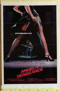 d910 MS 45 int'l one-sheet movie poster '81 Angel of Vengeance, cult classic!