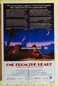 d794 ONE FROM THE HEART one-sheet movie poster '82 Francis Ford Coppola