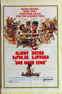 d793 ONE MORE TIME one-sheet movie poster '70 great Jack Davis artwork!
