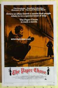 d754 PAPER CHASE int'l style A one-sheet movie poster '73 Bottoms, Houseman