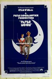 d753 PAPER MOON one-sheet movie poster '73 Tatum & Ryan O'Neal!