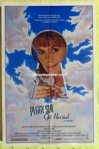 d732 PEGGY SUE GOT MARRIED one-sheet movie poster '86 Kathleen Turner