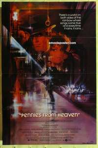 d729 PENNIES FROM HEAVEN one-sheet movie poster '81 Steve Martin, Peak