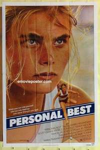 d723 PERSONAL BEST one-sheet movie poster '82 athletic Mariel Hemingway!